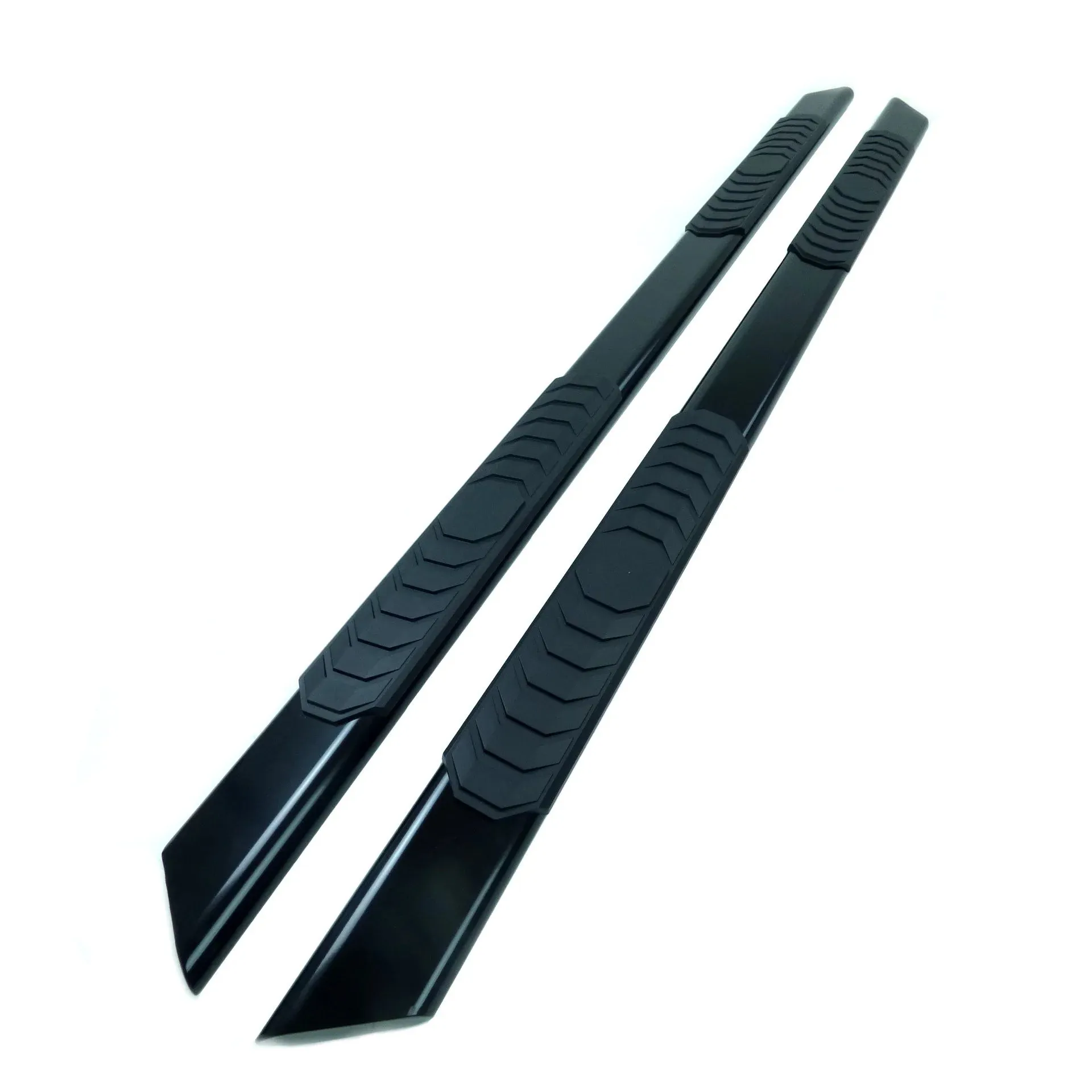 Black Sonar Side Steps Running Boards for Toyota Hilux Double Cab 2016 