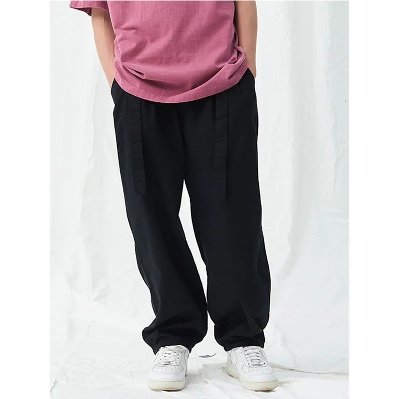 Black Straight Leg Lounge Pants