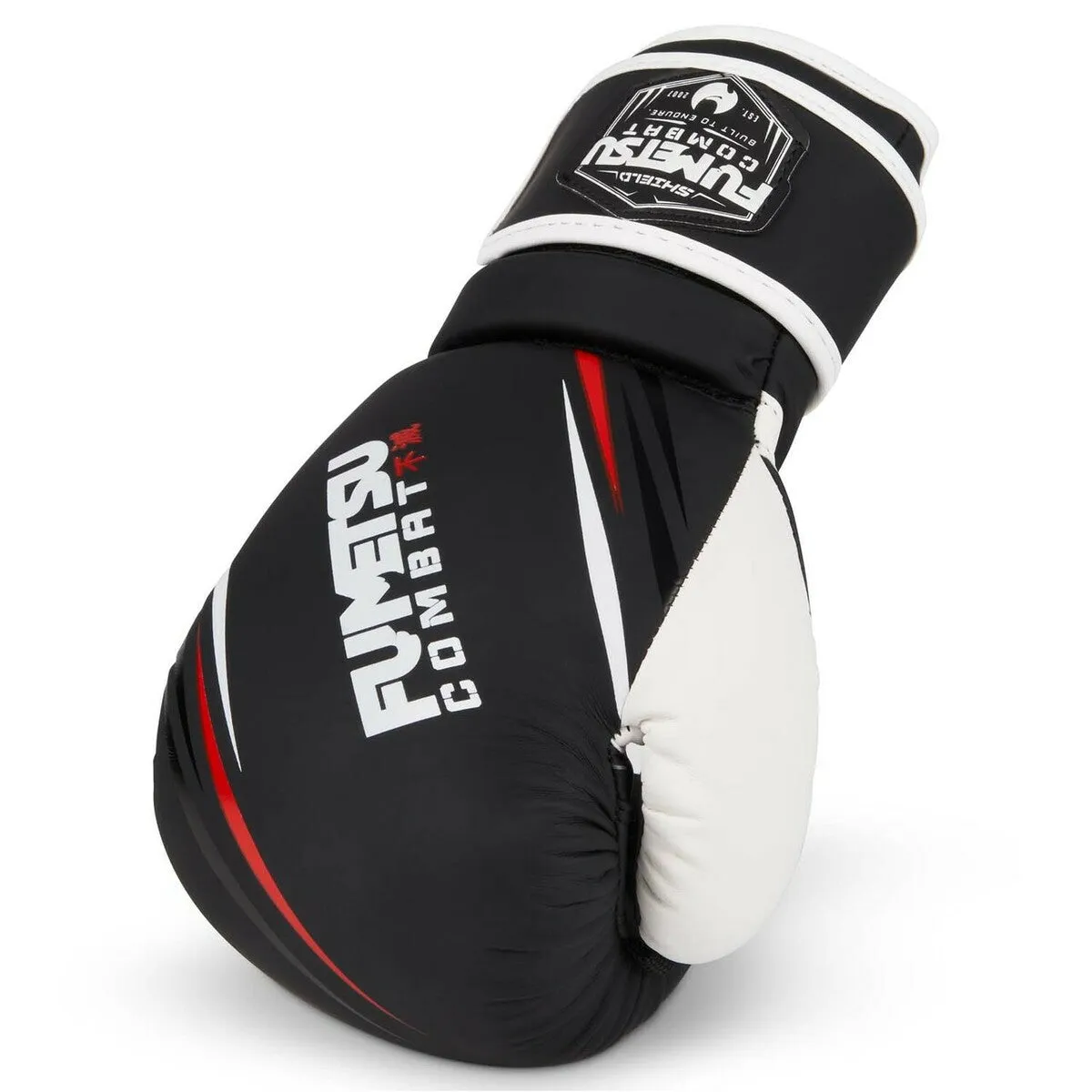 Black/White Fumetsu Shield Kids Boxing Gloves