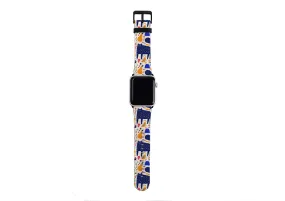 Blue Cat Apple Watch Strap