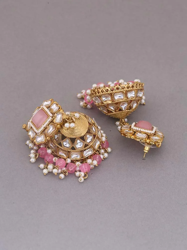 Blush Sadhika Ethnic Jhumkis