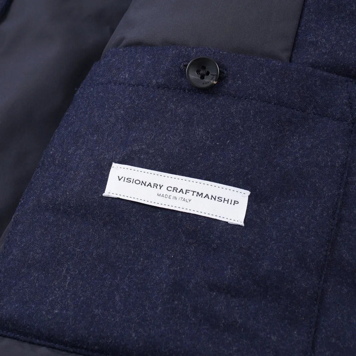 Boglioli Padded Flannel Wool Field Jacket