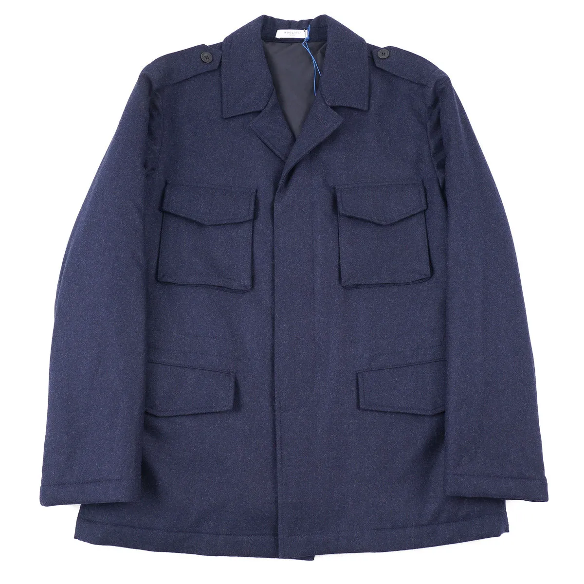 Boglioli Padded Flannel Wool Field Jacket