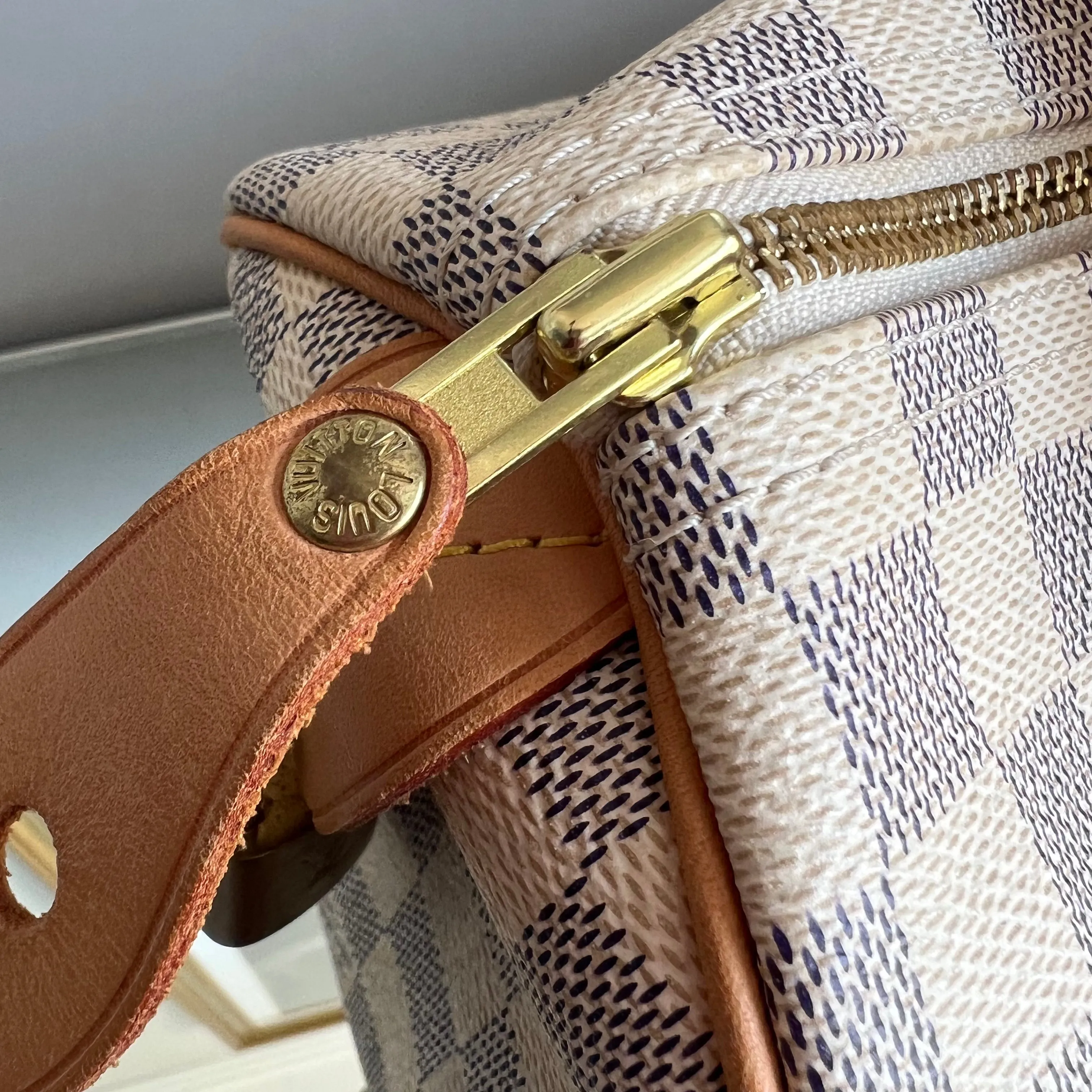 Bolsa Louis Vuitton Speedy 30 Damier Azur