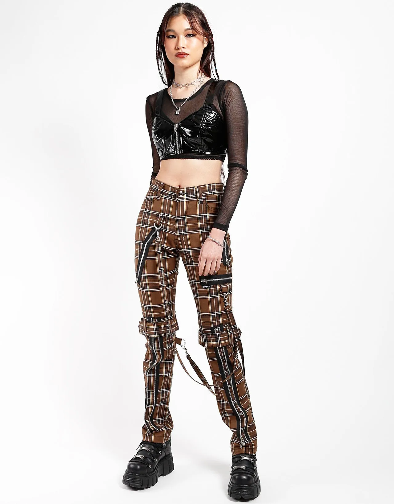 BONDAGE PANT DESERT PLAID