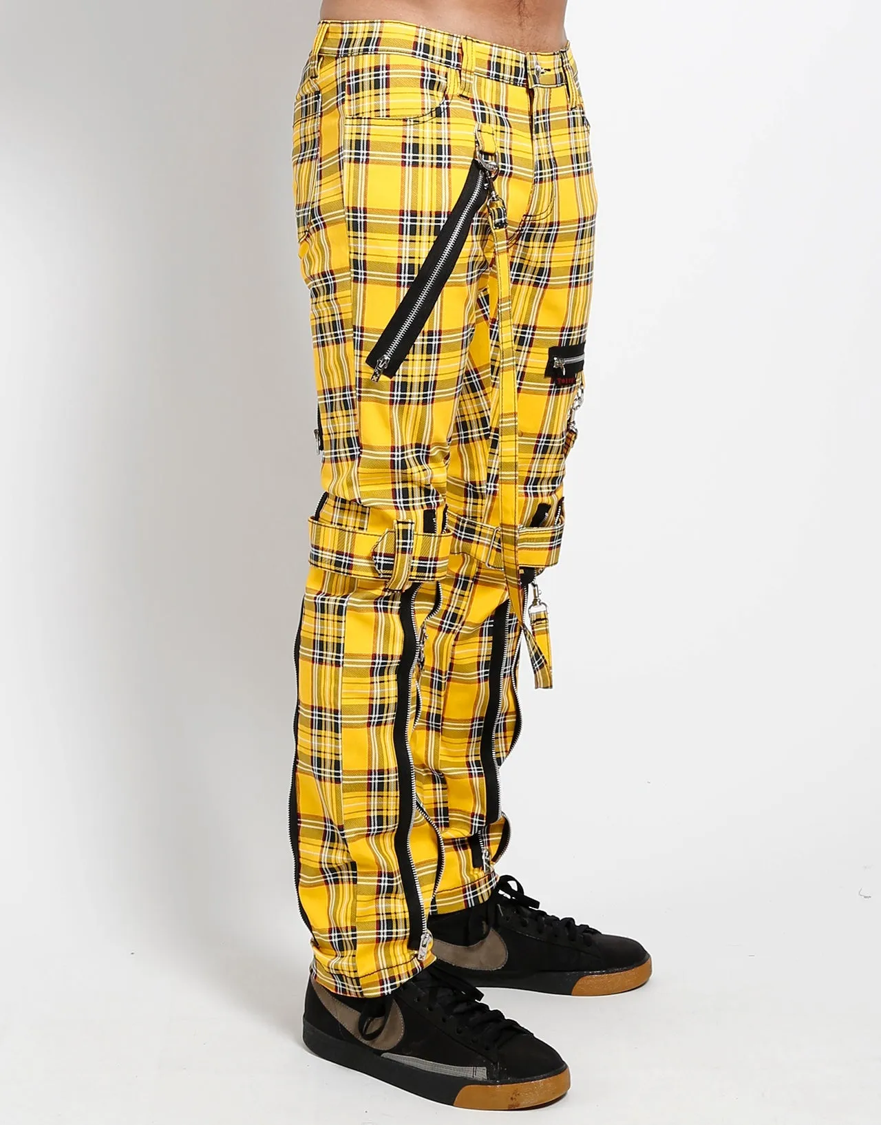 BONDAGE PANT YELLOW PLAID