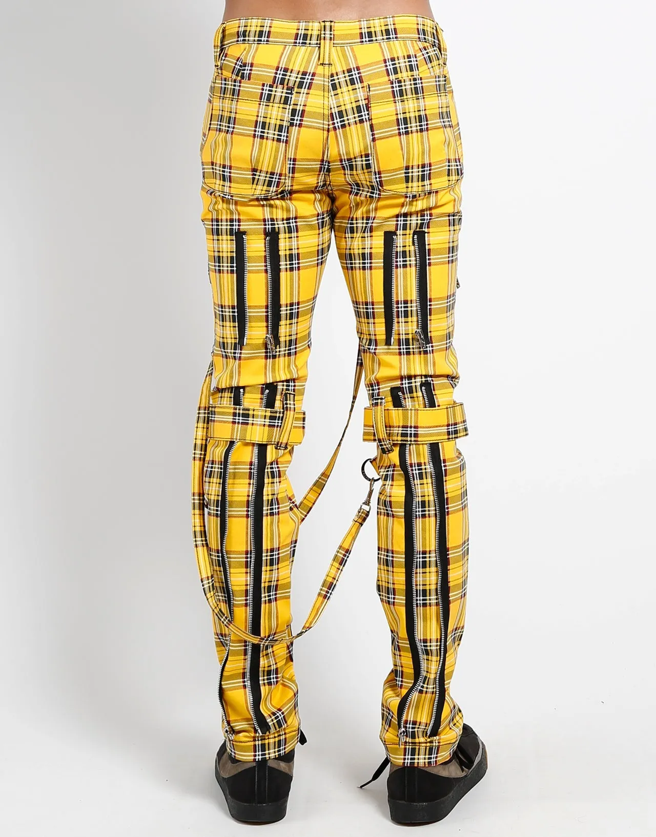 BONDAGE PANT YELLOW PLAID