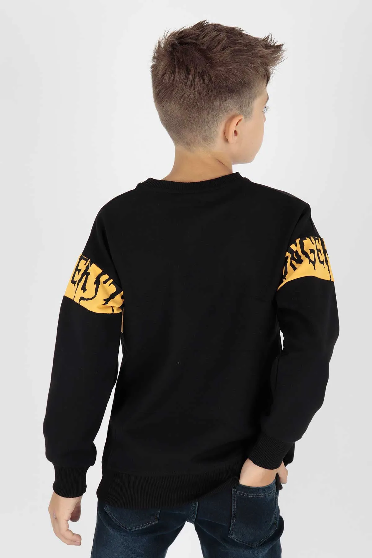 Boy Strong Printed Trend Sweatshirt AK15106