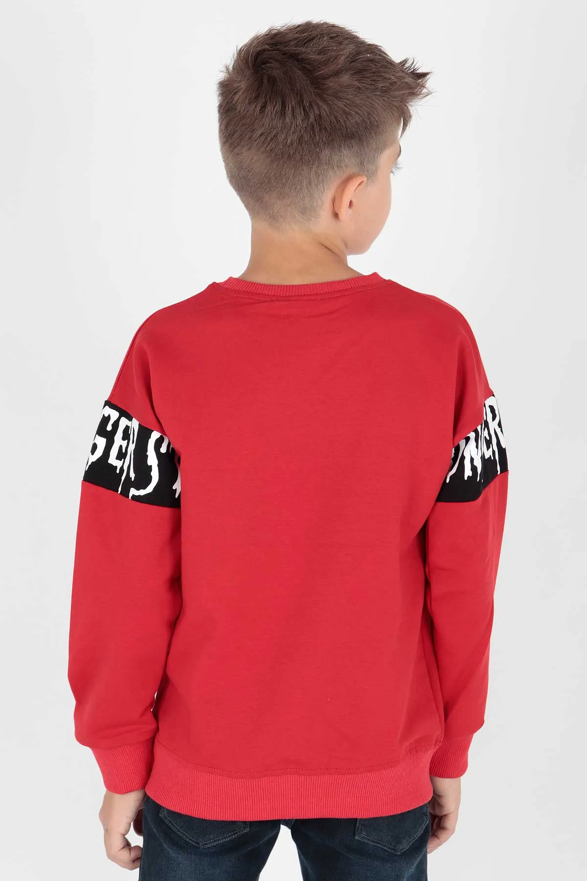 Boy Strong Printed Trend Sweatshirt AK15106