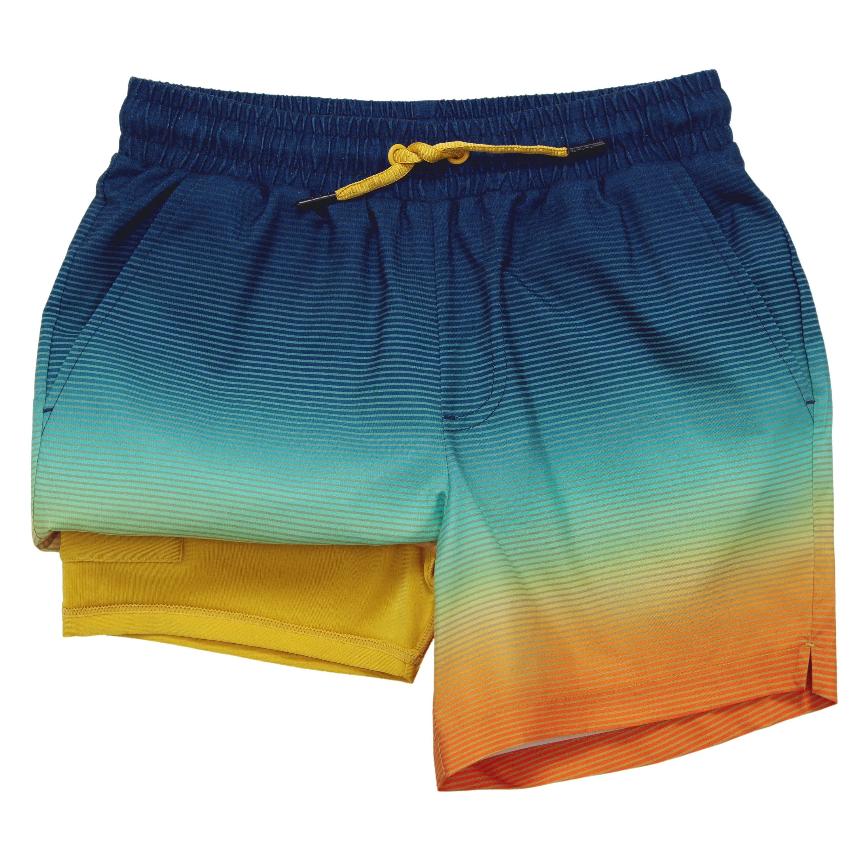 Boys' Compression Liner Swim Trunks Quick Dry Bathing Suit