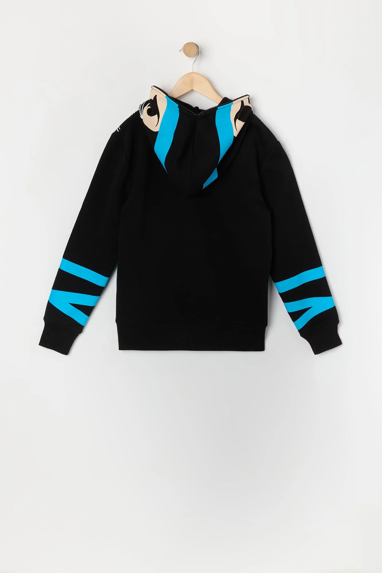 Boys Ninja Print Full Zip Hoodie