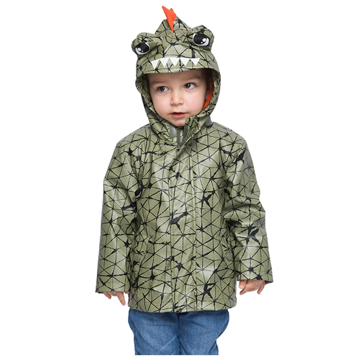 Boys' Waterproof Rubber Slicker Rain Jacket