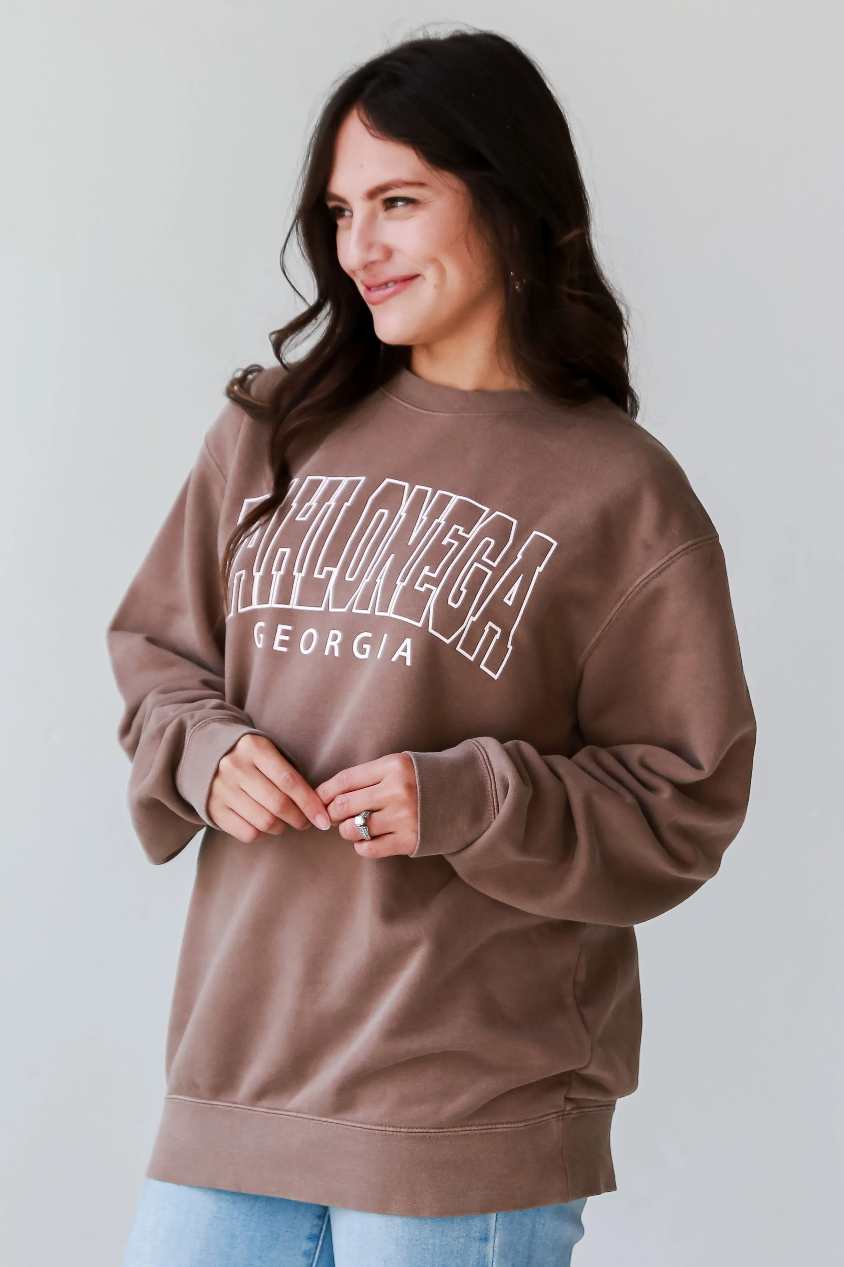 Brown Dahlonega Georgia Sweatshirt