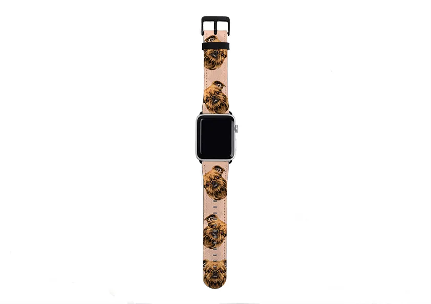 Brussels Griffon Mel Orange Apple Watch Strap