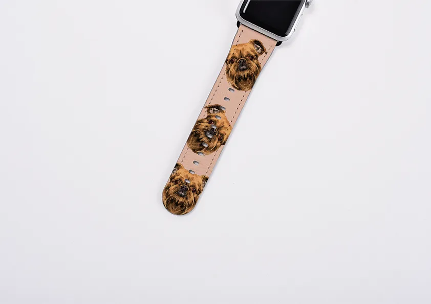 Brussels Griffon Mel Orange Apple Watch Strap