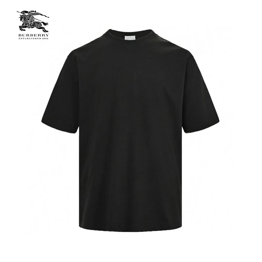 Burberry Black Cotton T-Shirt