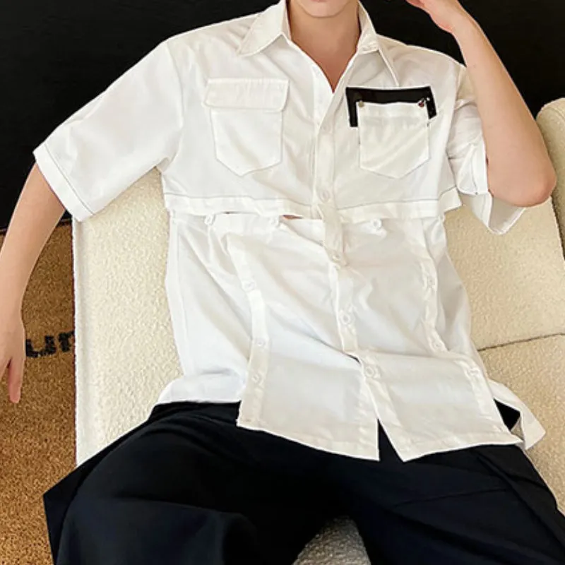 Button-up Short-sleeved Shirt