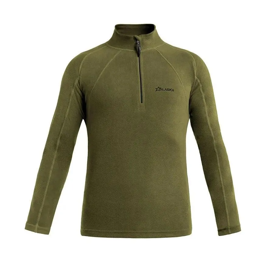 Buzo Alaska Sur MicroPolar Verde Militar