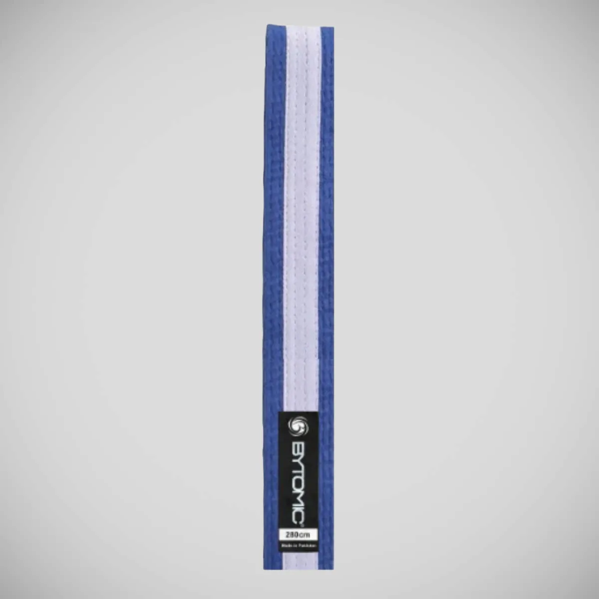 Bytomic Martial Arts Belt Blue/White Stripe