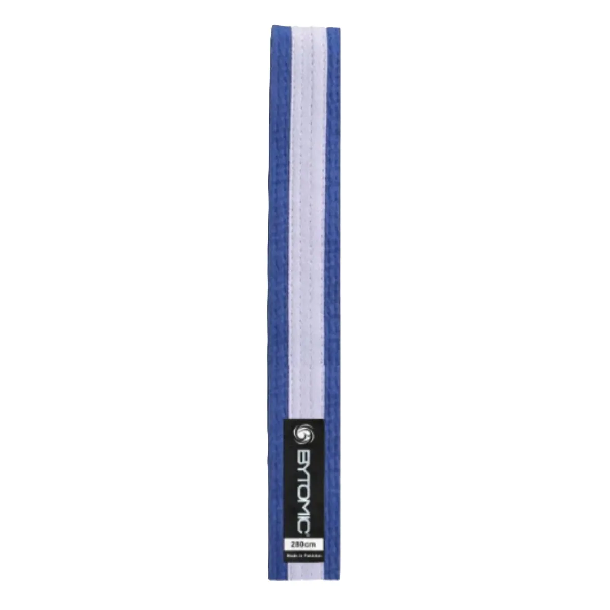 Bytomic Martial Arts Belt Blue/White Stripe