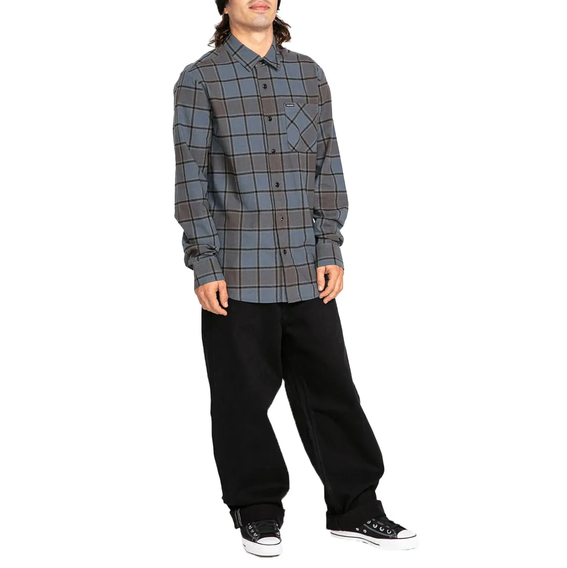 CADEN PLAID LONG SLEEVE FLANNEL