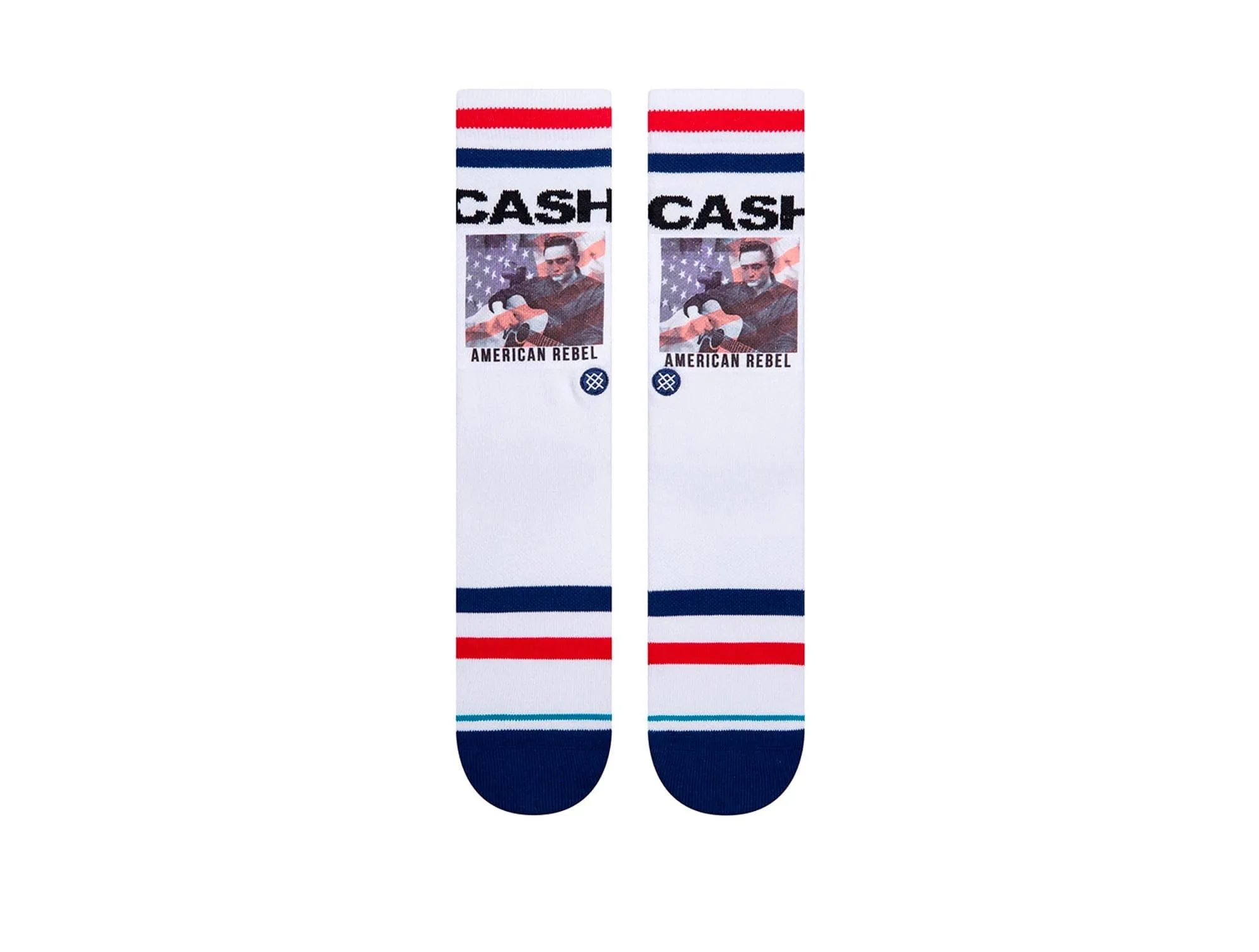 Calcetin Stance Cash American Rebel Unisex Blanco