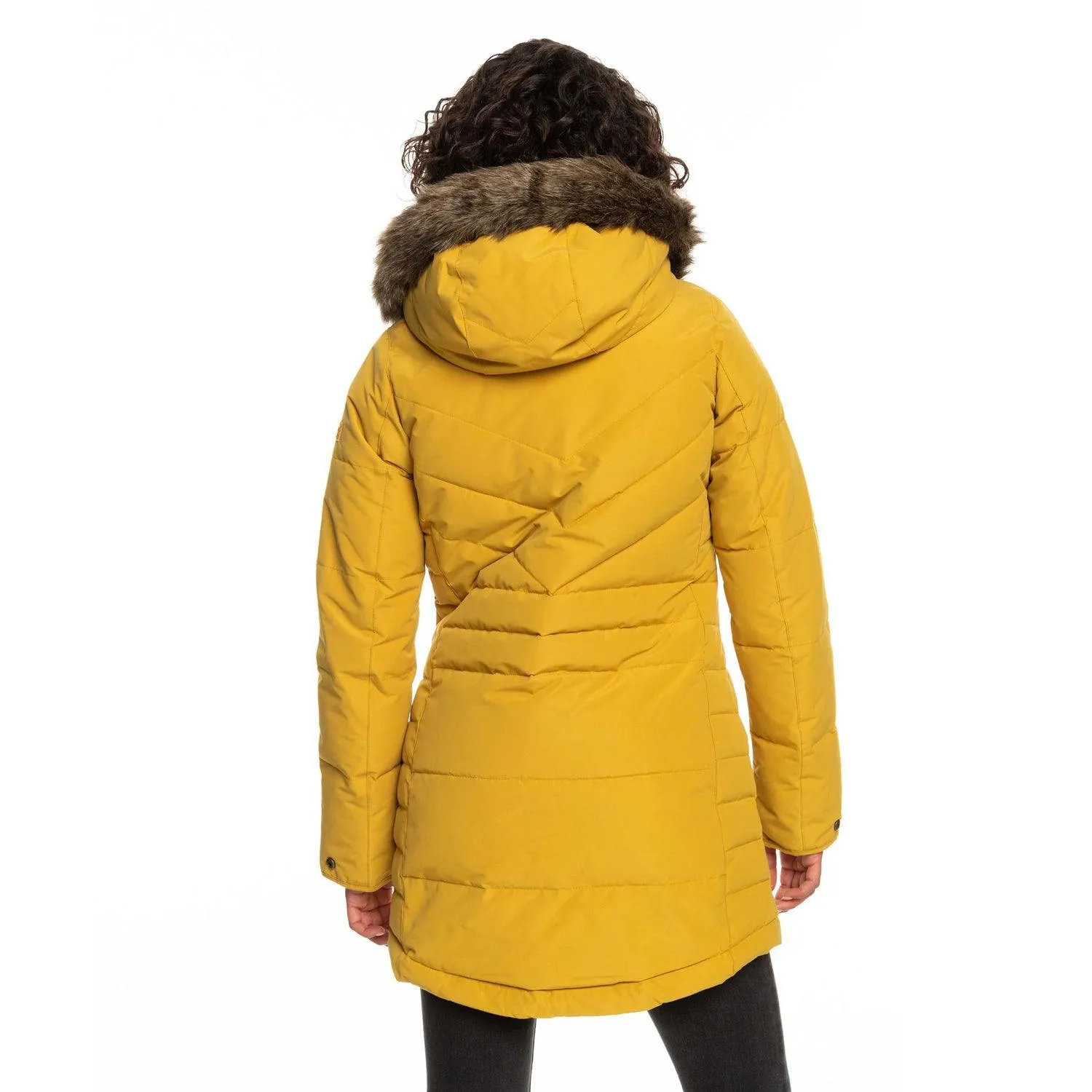 Campera Puffer Roxy Ellie Amarillo