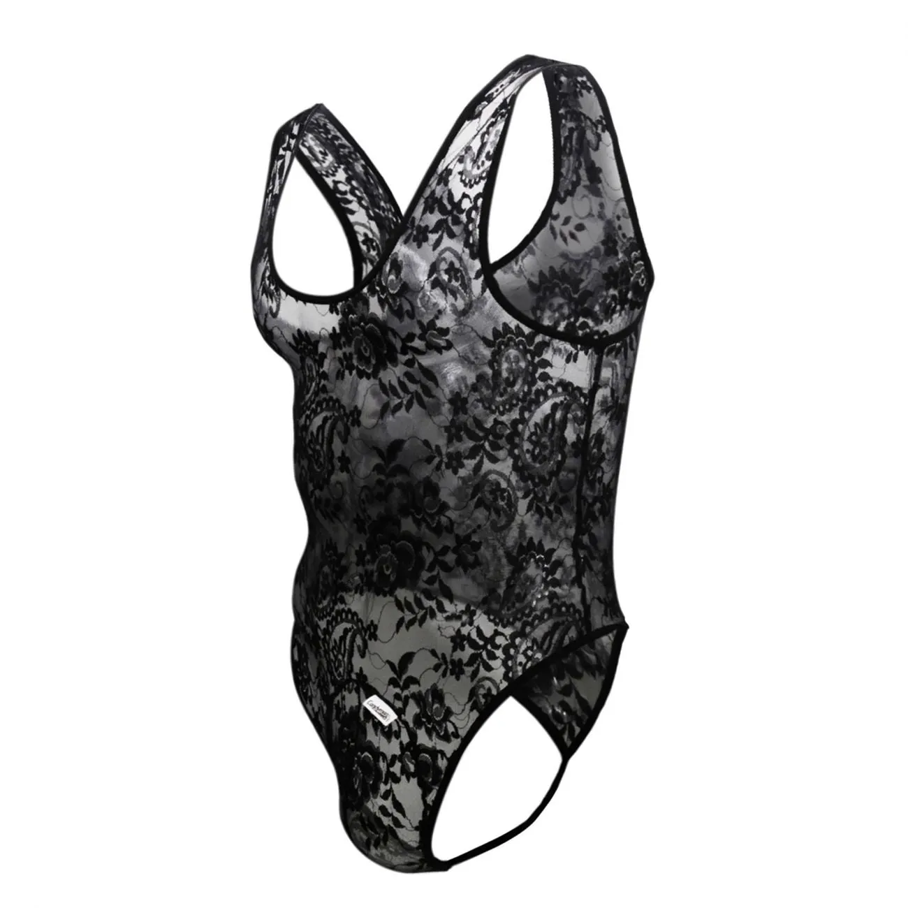 CandyMan 99380X Bodysuit Color Black