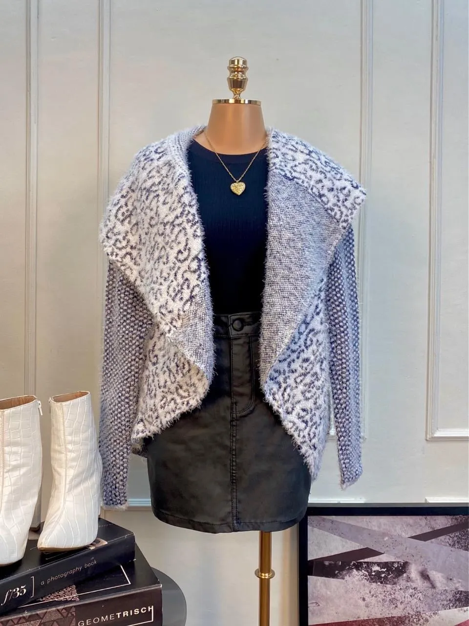 Cardigan Animal Print 701   (17C)