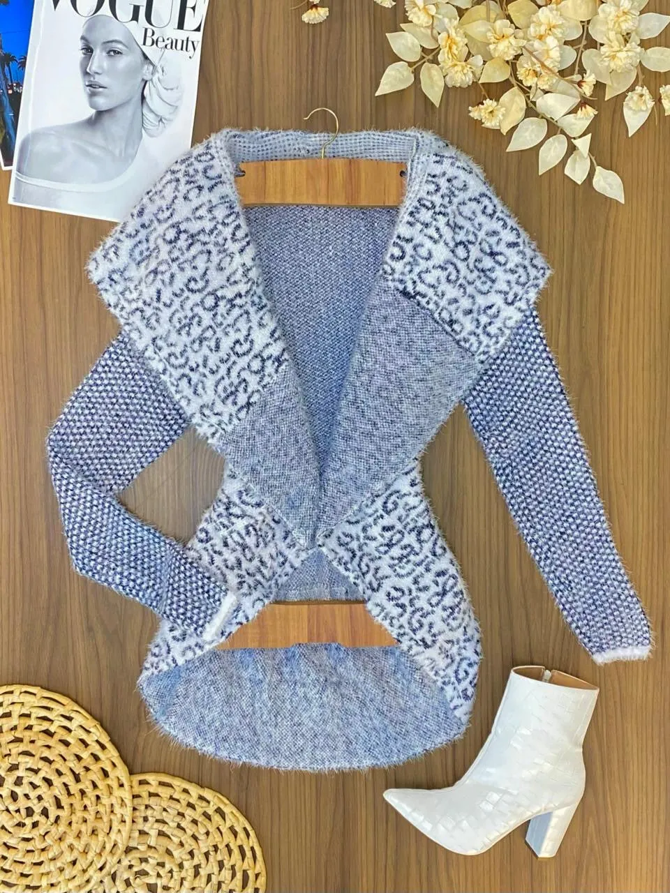 Cardigan Animal Print 701   (17C)