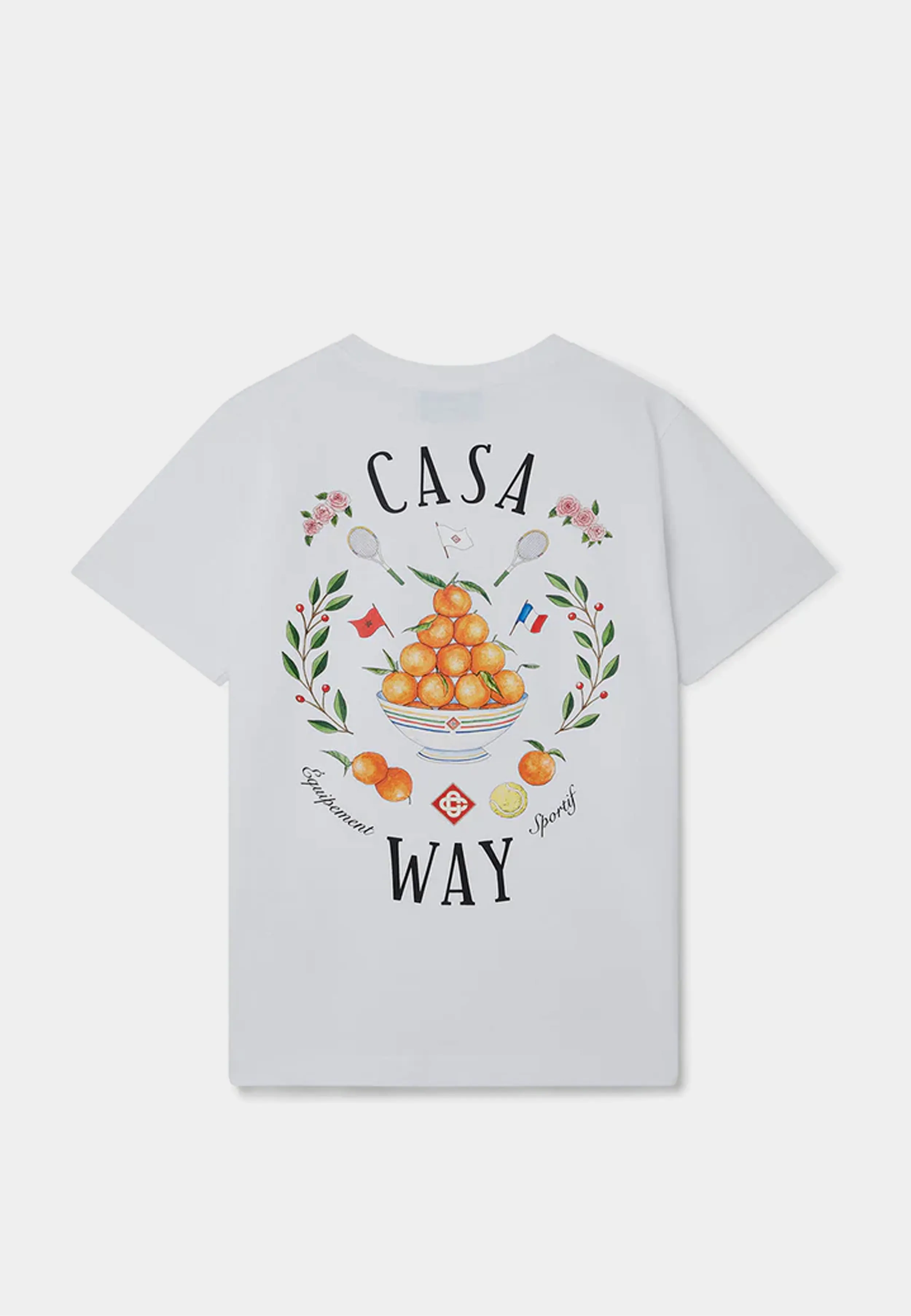 Casablanca Casa Way Printed T-Shirt White