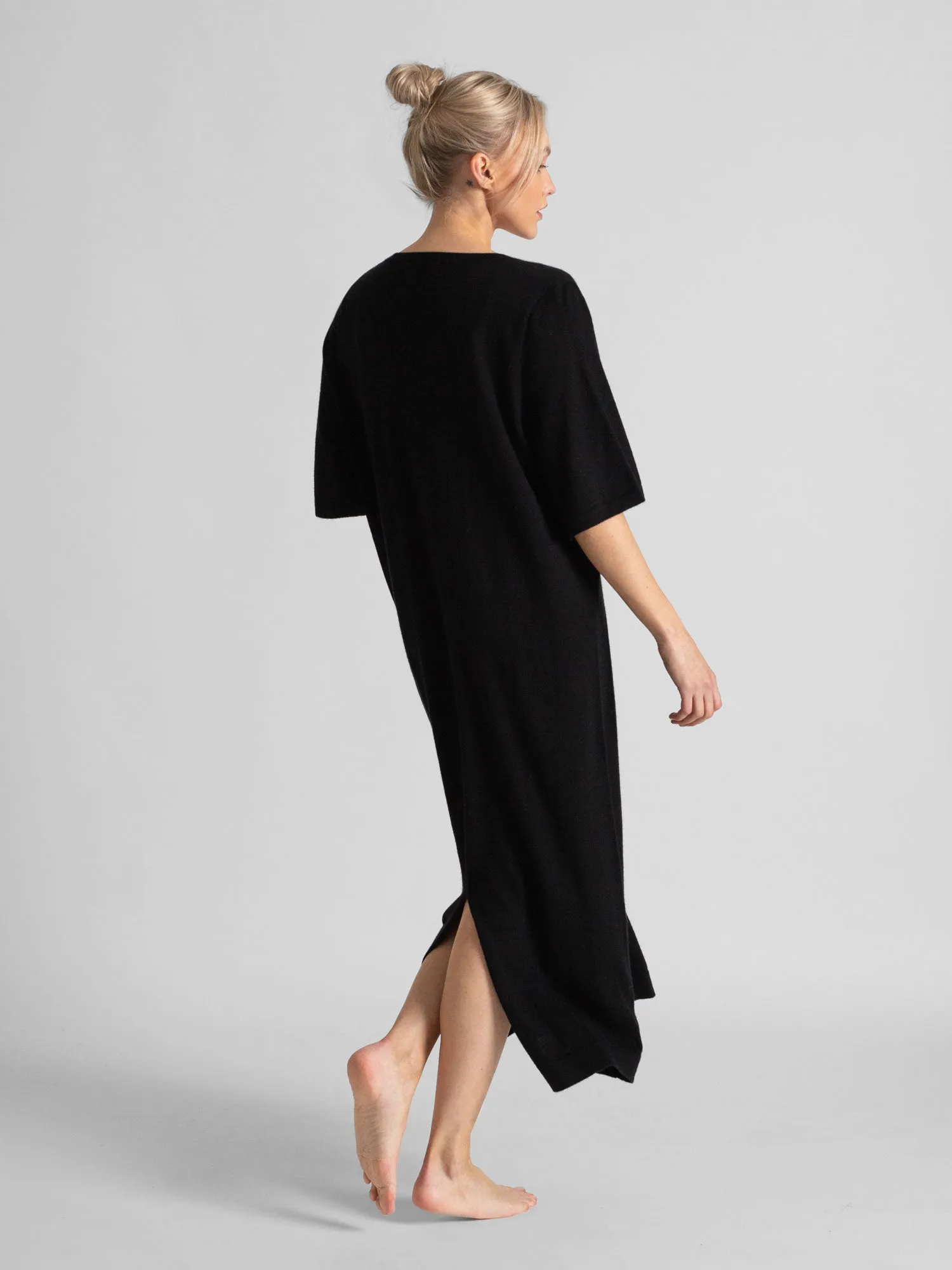 Cashmere dress "June"  - black