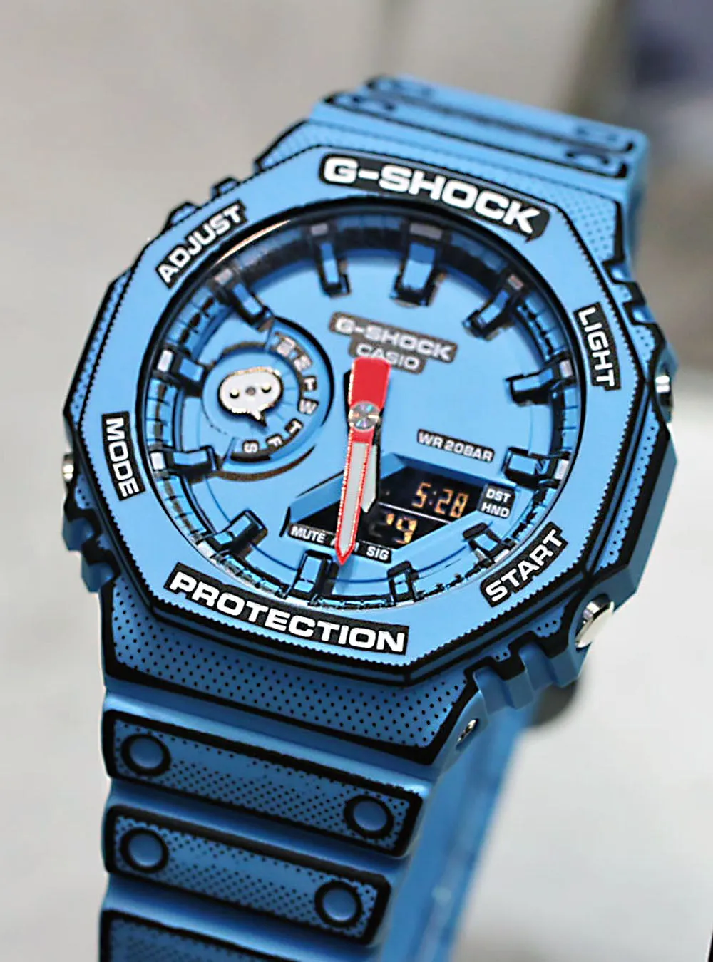 CASIO WATCH G-SHOCK MANGA THEME ANALOG-DIGITAL 2100 SERIES GA-2100MNG MADE IN JAPAN JDM