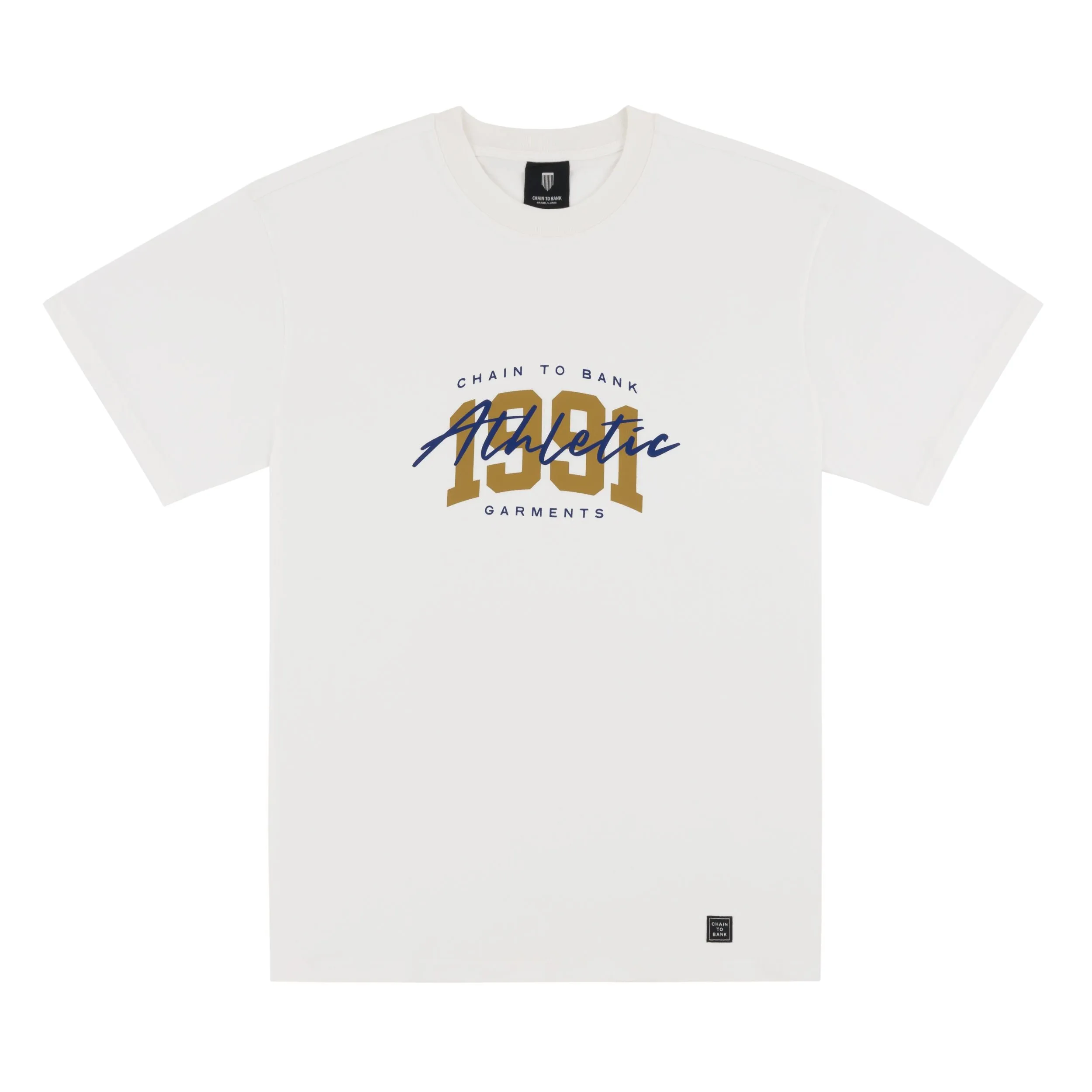 Chain To Bank Athlete Of The Year T-Shirt White & Gold