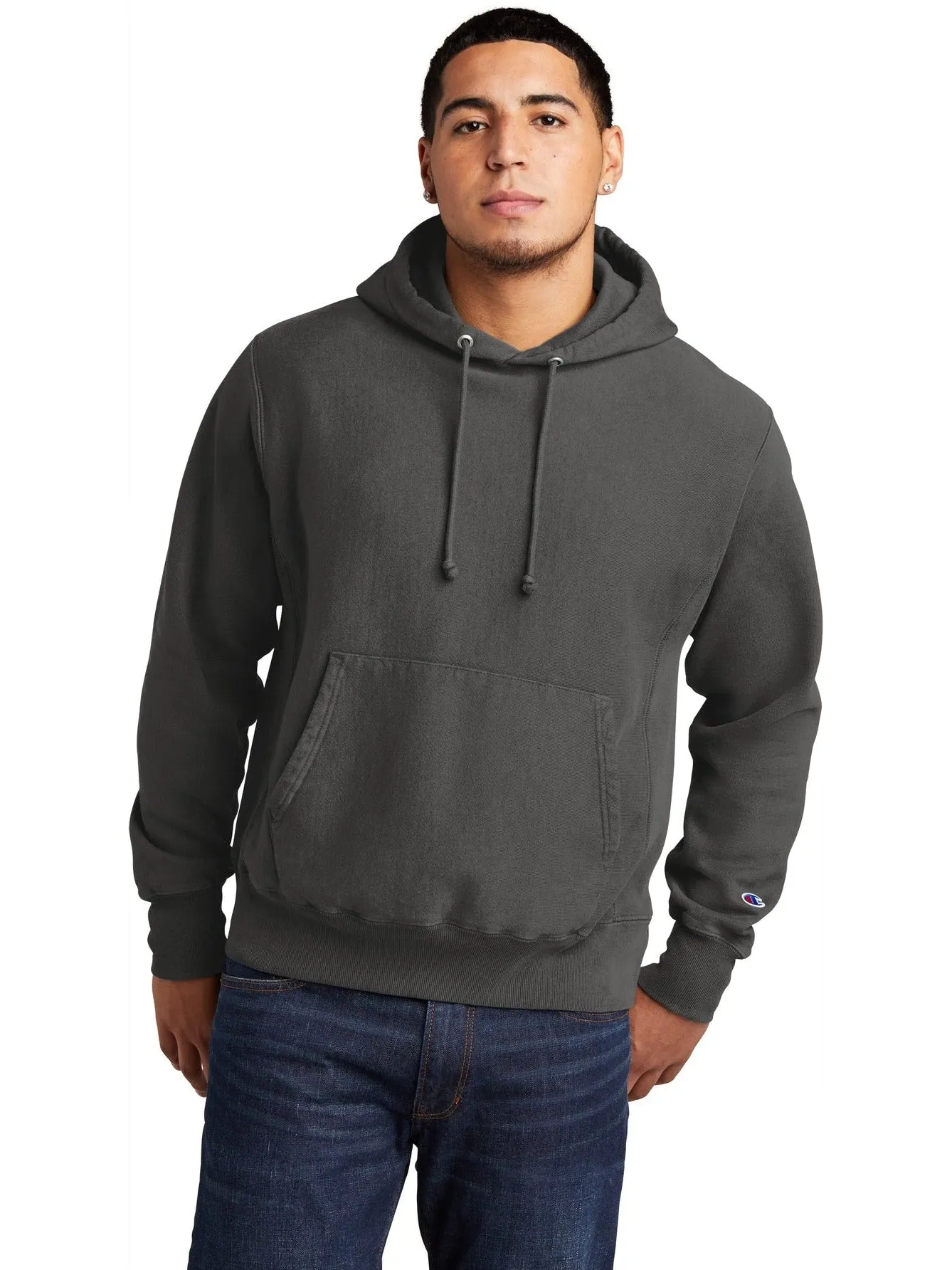 Champion Reverse Weave Garment-Dyed Hooded Sweatshirt