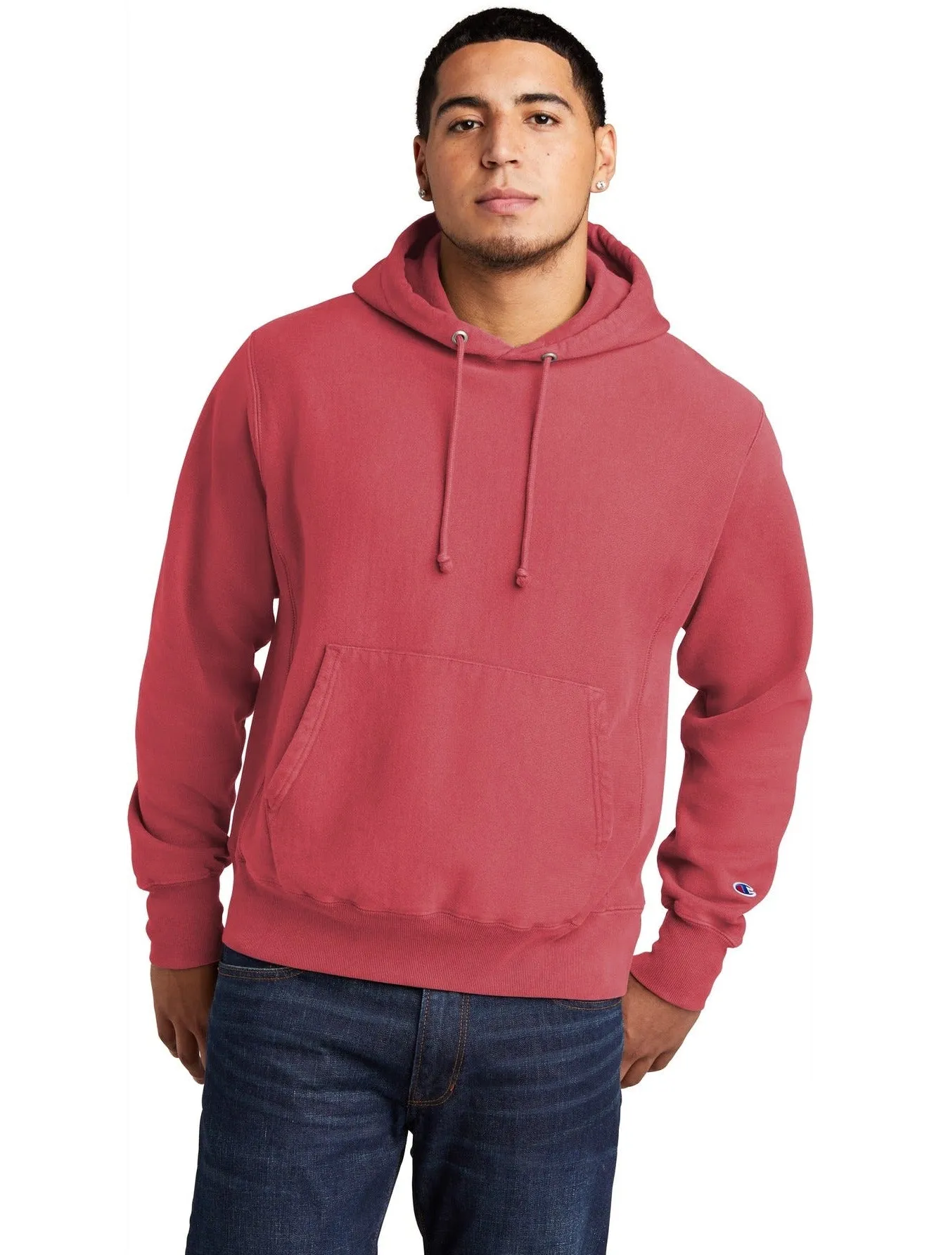 Champion Reverse Weave Garment-Dyed Hooded Sweatshirt