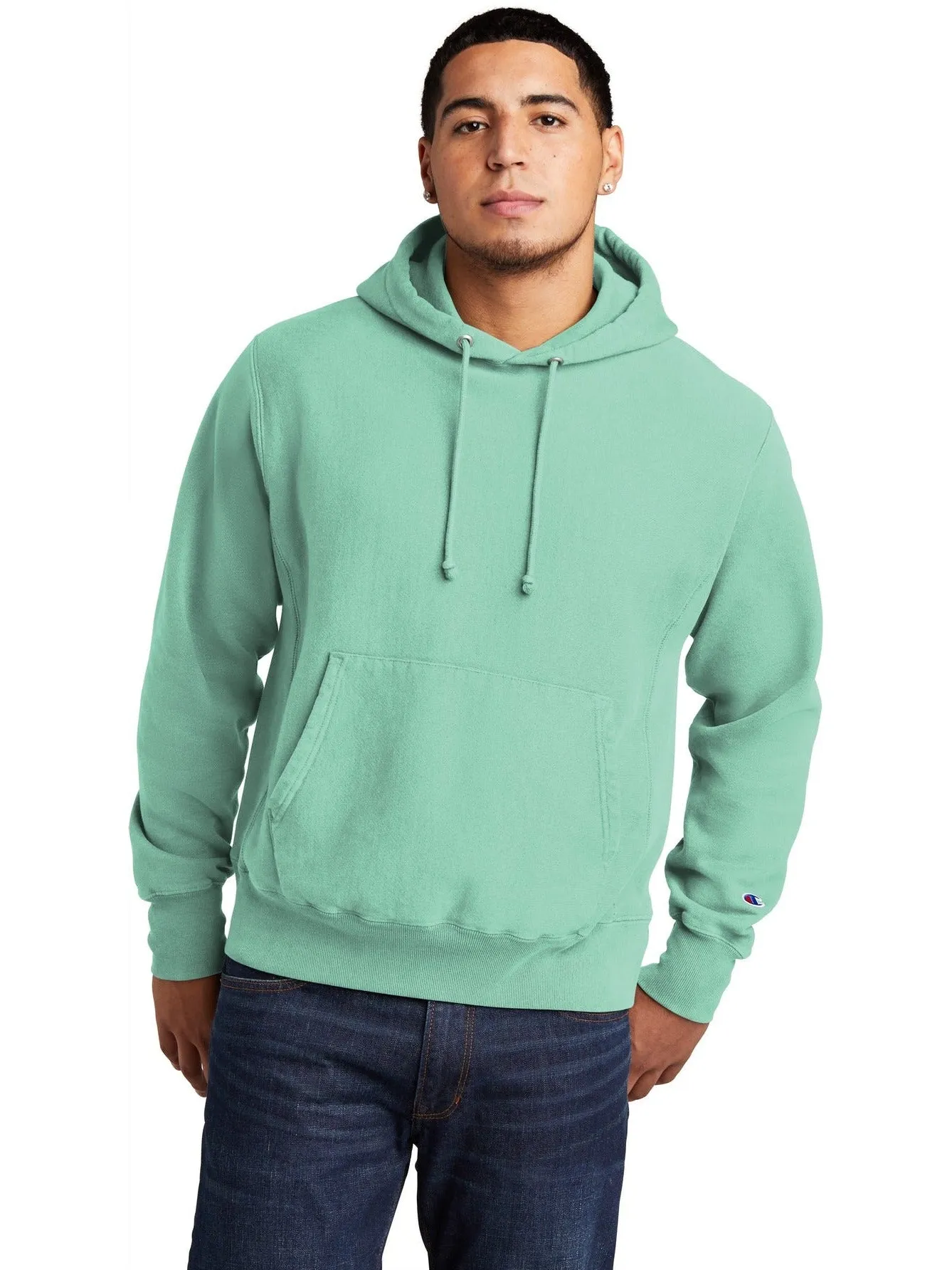 Champion Reverse Weave Garment-Dyed Hooded Sweatshirt