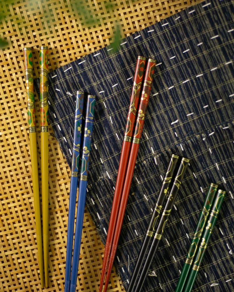 Chopsticks, Kawai, Kutani, Set of 5