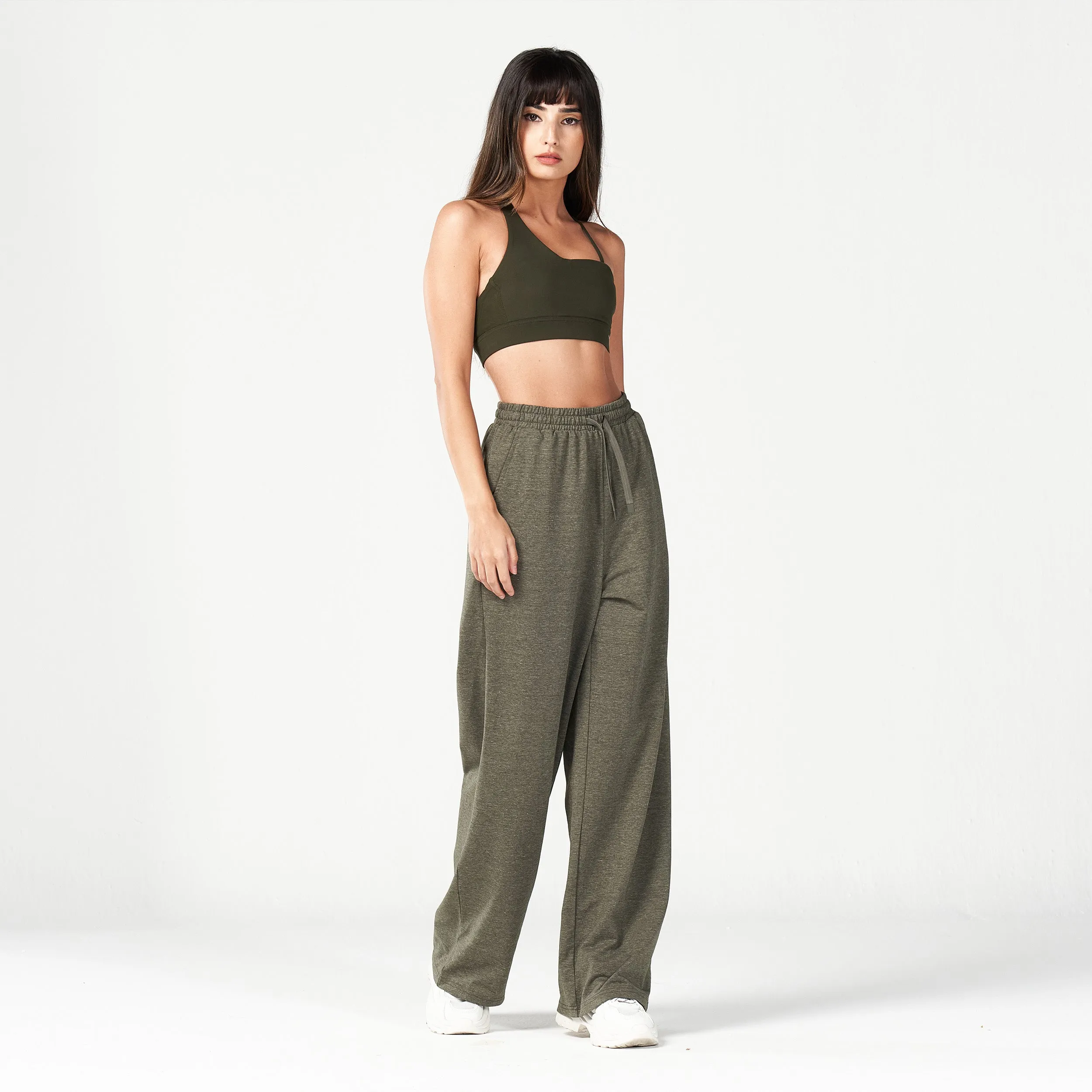 Code Asymmetric Bra - Khaki