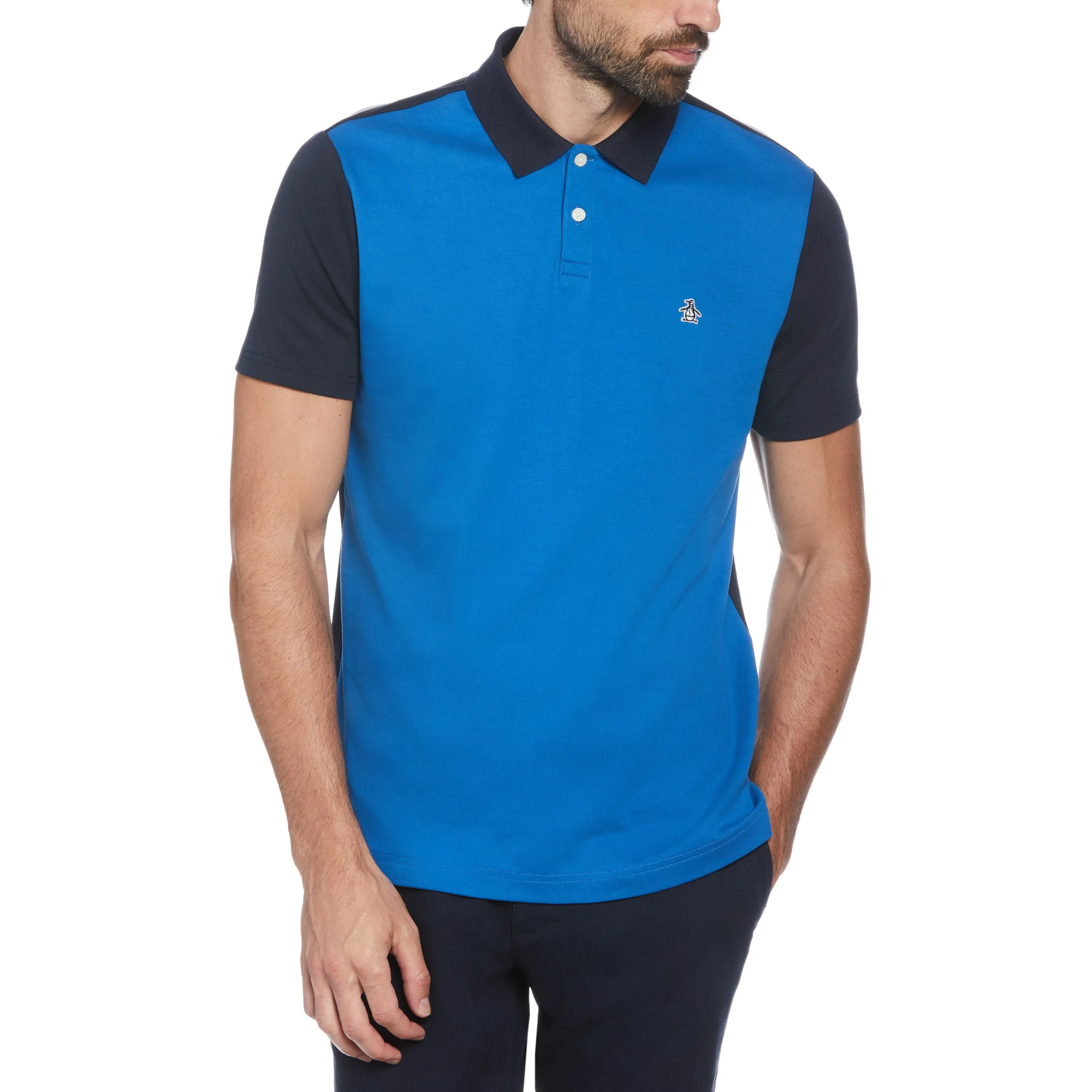 Color Block Polo