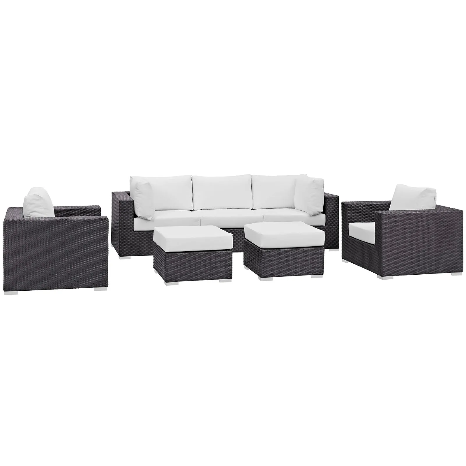 Convene 7 Piece Outdoor Patio Sectional Set by Modway