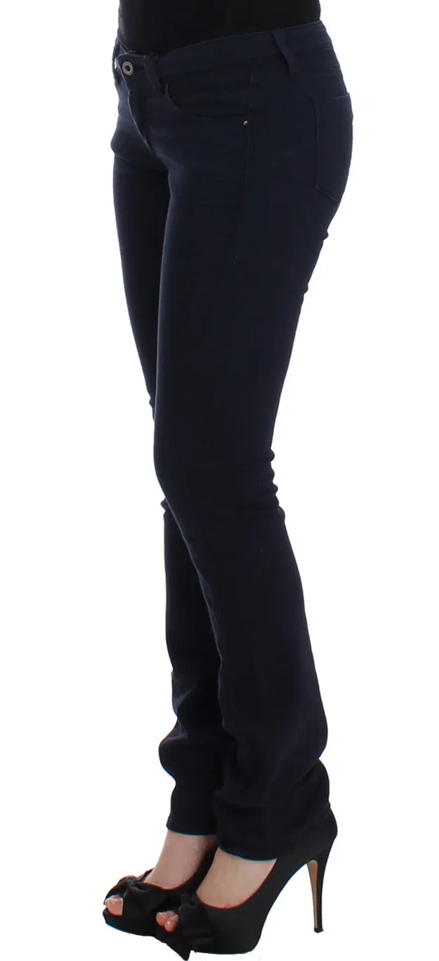 Costume National Chic Blue Straight Leg Denim Delight