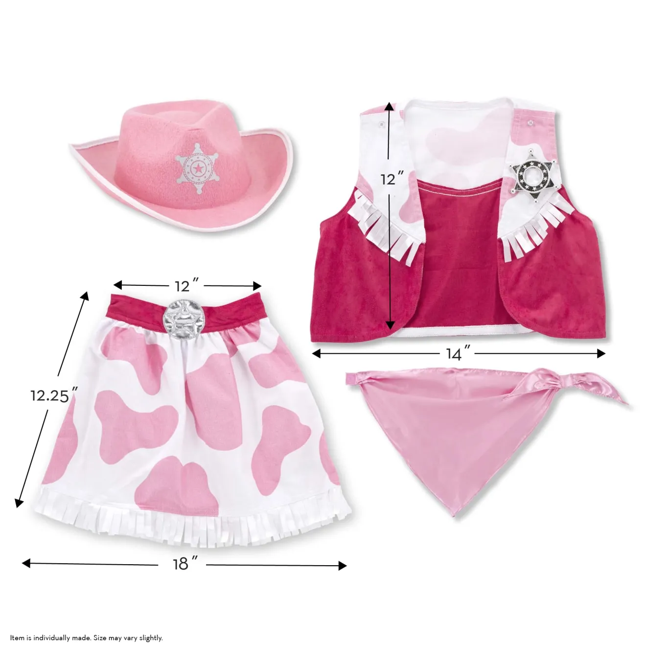 Cowgirl Role Play Costume Set