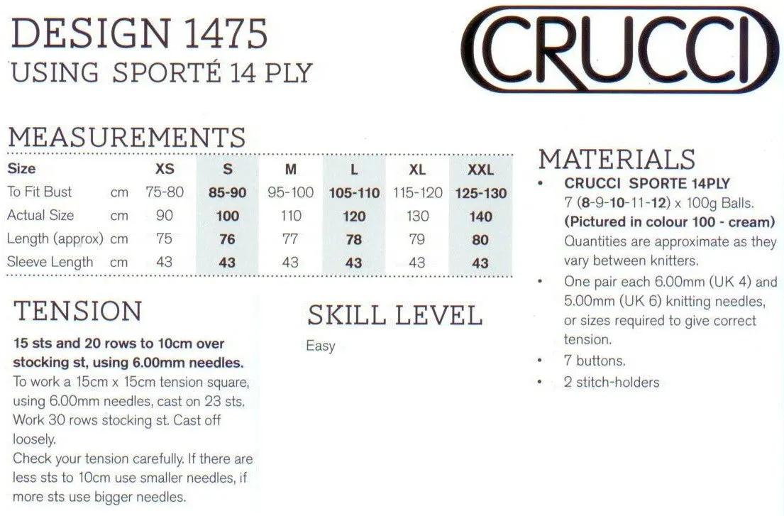 CRUCCI LEAFLET 1475