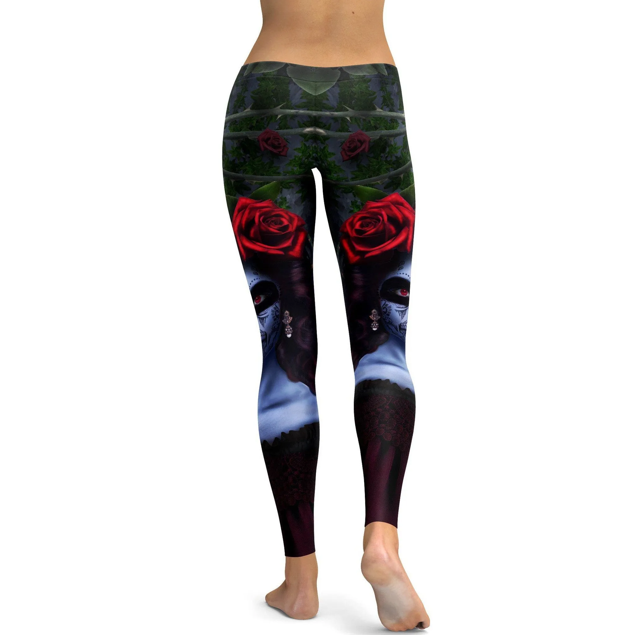 Dark Sugar Skull Leggings