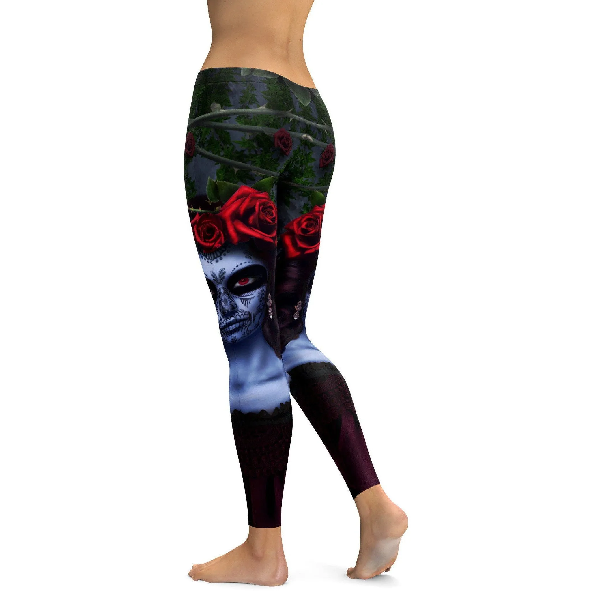 Dark Sugar Skull Leggings