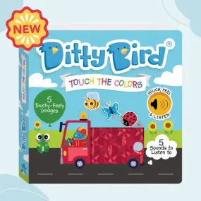 Ditty Bird First Sensory Sound Book Montessori Touch the Colors