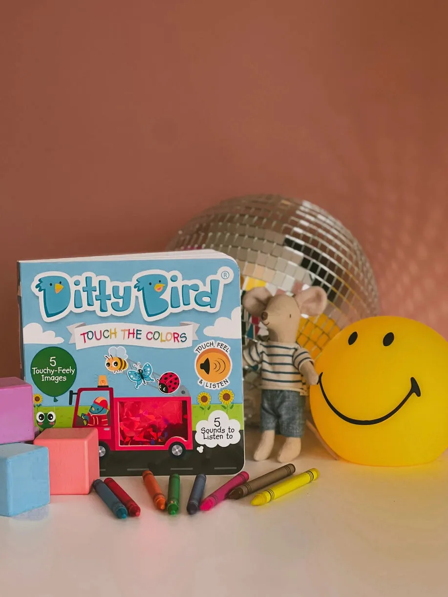 Ditty Bird First Sensory Sound Book Montessori Touch the Colors