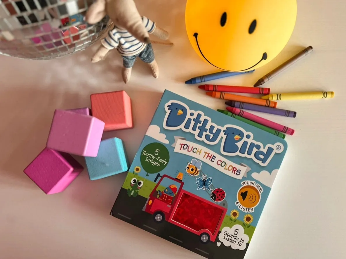 Ditty Bird First Sensory Sound Book Montessori Touch the Colors