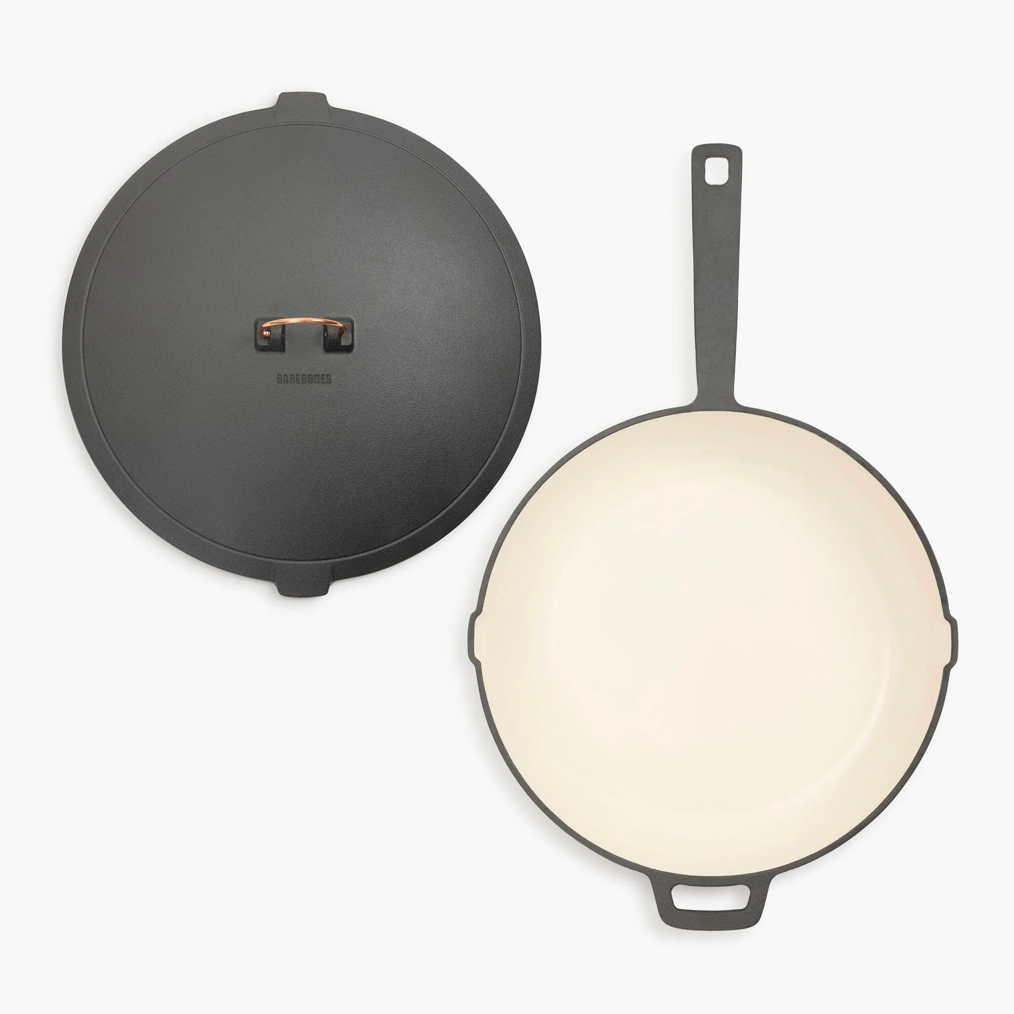 Enamel Lined Cast Iron Skillet